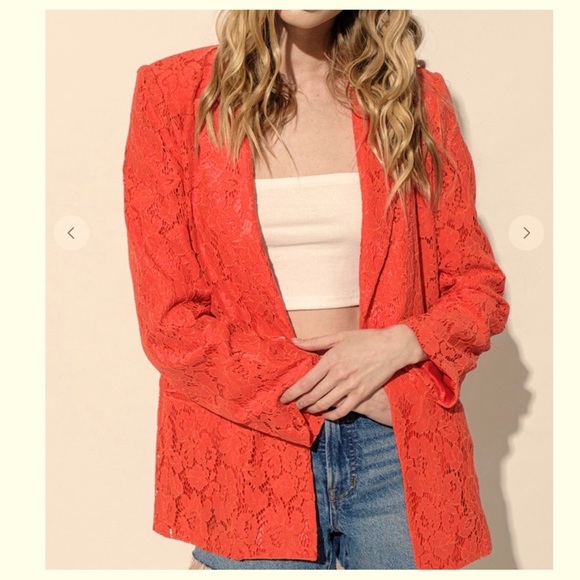 02 Boho fabulous Lace Open Blazer - Picture 3 of 3